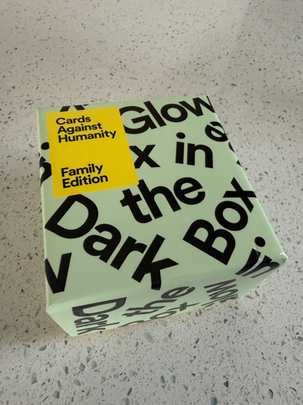 Cards Against Humanity Family Edition - Glow In the Dark Box